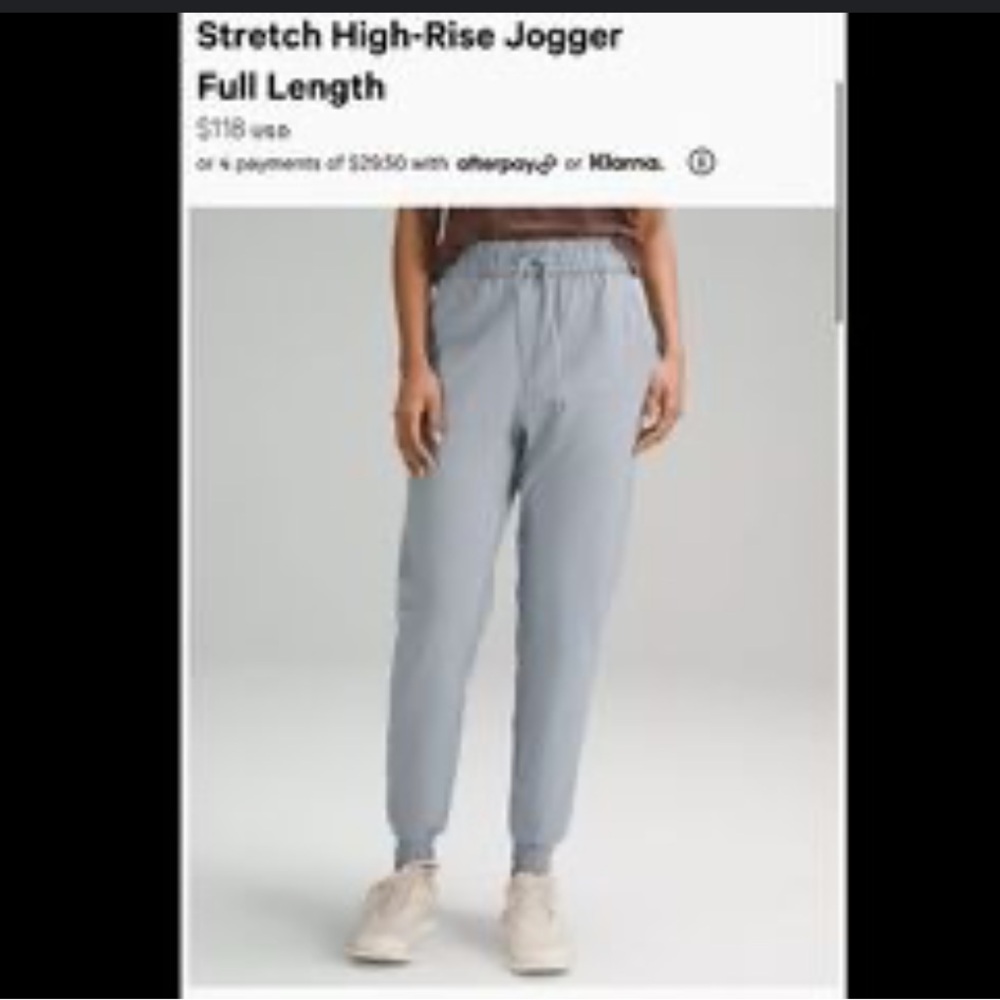 Lululemon - high rise jogger